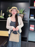 viney牛皮水桶包包女包斜挎包轻奢手提包生日礼物高级感送女友老婆 【大象灰】高档洋气腋下包 品牌百搭时尚休闲小众单肩包 实拍图