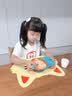 葆氏硅胶餐垫桌垫儿童零食垫带饭兜小学生专用食品级防水桌垫 实拍图