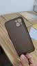 奶小鸭 适用苹果13手机壳 iphone13保护套镜头全包超薄透明磨砂防摔软壳男女款 深空黑 实拍图