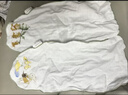 全棉时代婴儿隔汗巾纱布吸汗儿童宝宝开学幼儿园纯棉垫背小熊小鹿小猫3条 实拍图