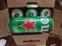 喜力（Heineken）啤酒500ml*6听 礼盒装 带提手夏日欢聚婚宴用酒 实拍图