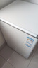 海尔（Haier）100L单温小冰箱冰柜小型家用小冰柜冷柜冷冻冷藏转换一级能效深冷减霜大容量BC/BD-100GHW9D 实拍图