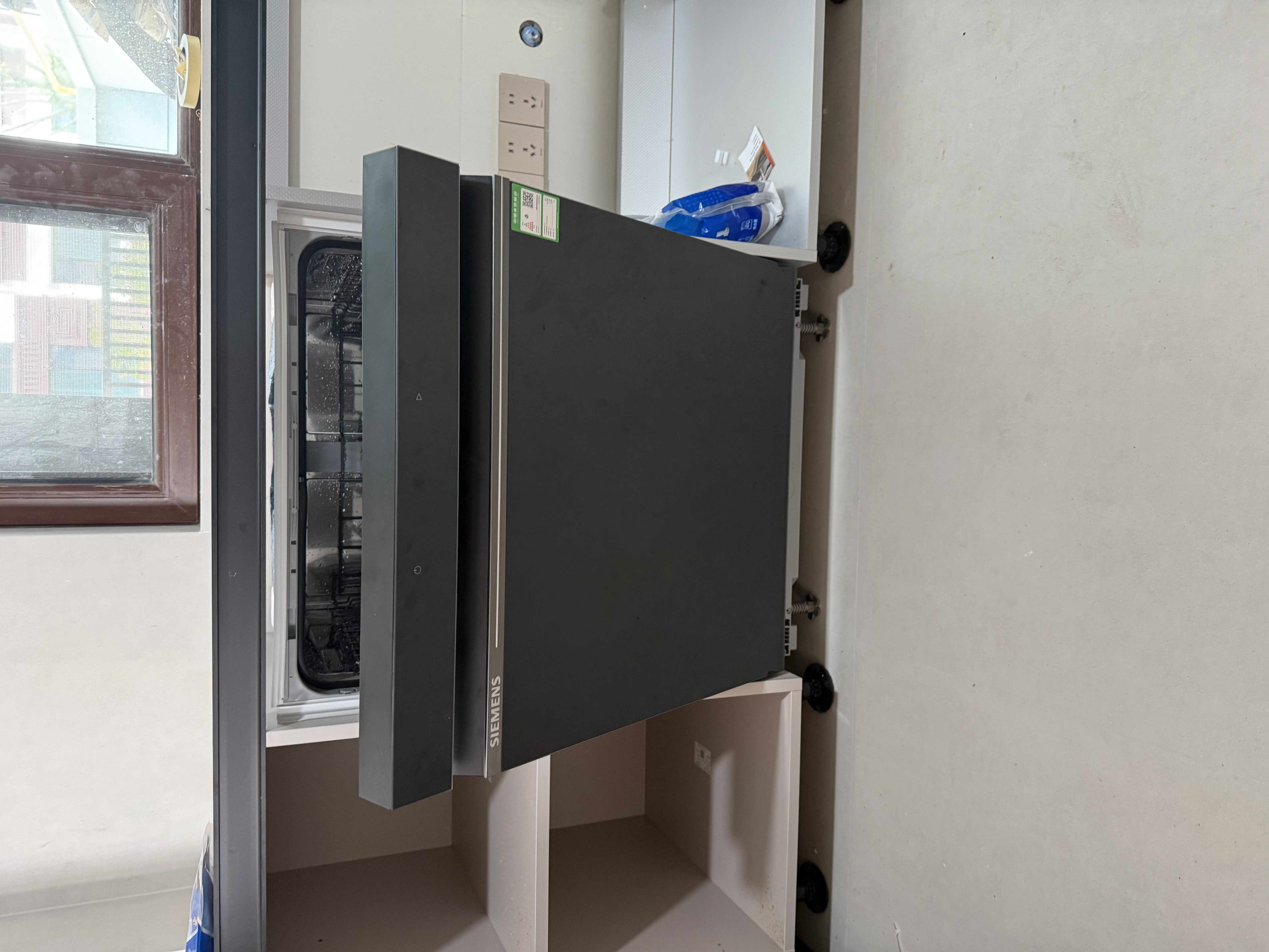 西门子（SIEMENS）【极净魔盒2.0】150L以上容积 嵌入式洗碗机消毒除菌一级水效智能开门烘干SJ43EB88KC 以旧换新 实拍图