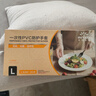 英科医疗一次性手套PVC100只大码12英寸加长食品级餐饮厨房防水家务清洁 实拍图
