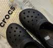 卡骆驰（CROCS）白鹿同款经典云朵洞洞鞋时尚百搭女鞋花园鞋|206750 黑色-001(含智必星) 39 (250mm) 实拍图