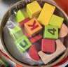 Hape(德国)儿童积木玩具木质100粒双面数字字母桶装节日礼物E8488 实拍图