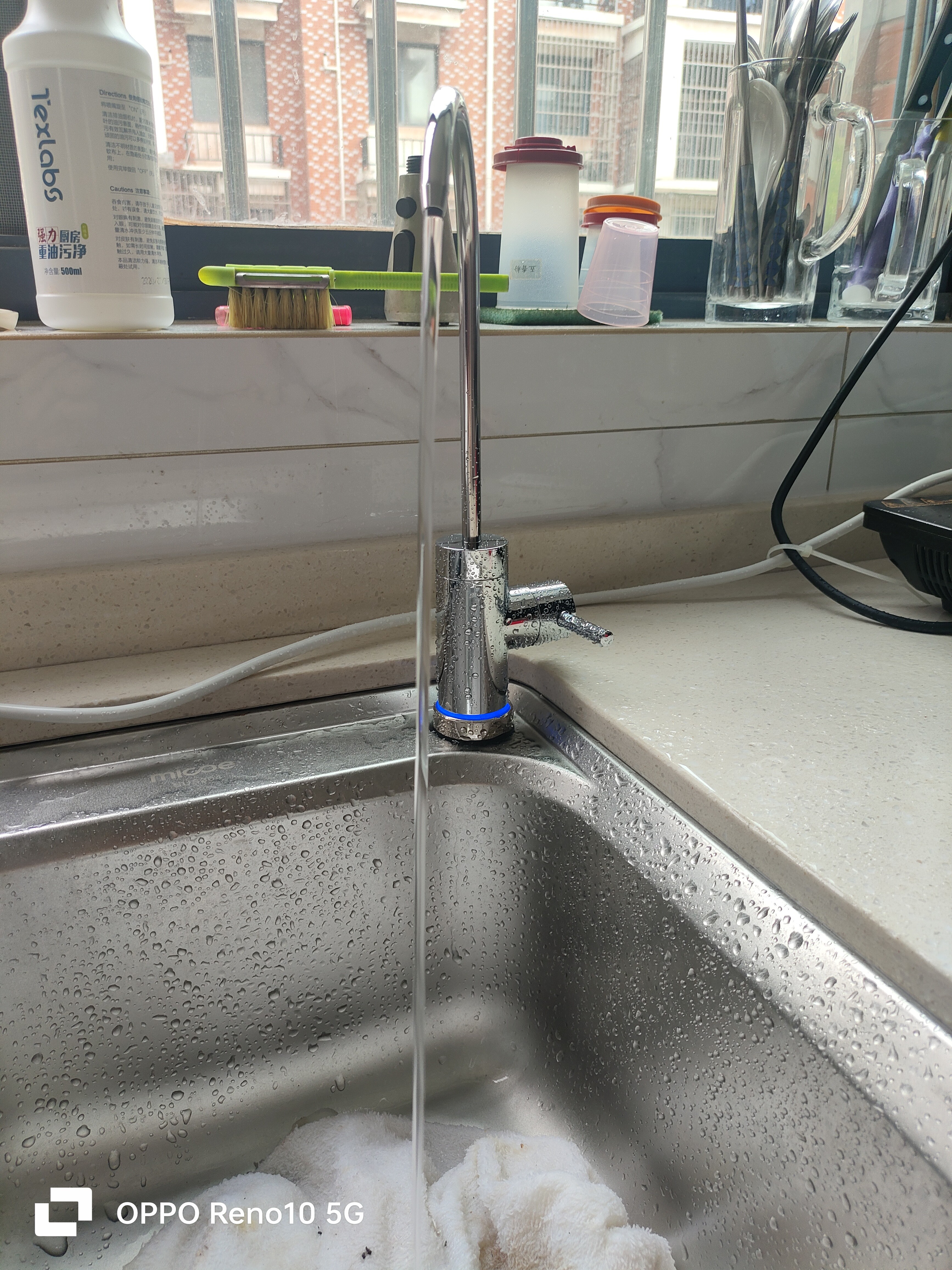 美的（Midea）净水器家用大通量厨下式RO反渗透纯水净饮直饮一体机麒麟0阻垢剂鲜活母婴安心直饮400G 实拍图