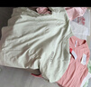 浪莎【100%棉】女士睡衣女秋季舒适简约格子短袖长裤家居服套装可外穿 实拍图