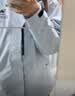 骆驼（CAMEL）【王俊凯同款】凯甲ICON冲锋衣女三合一羽绒服登山服 远山蓝，男款女生拍小1尺码，A35CAFO193 抓绒内胆 XL 实拍图