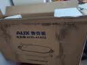 奥克斯（AUX）烤鱼专用锅电烤炉电火锅抗菌长方形电烤锅纸包鱼多用途锅电煮锅多功能煎烤涮一体两用锅烤肉大容量 黑灰/抗菌不粘/2200W速热/8.5L大容量 实拍图