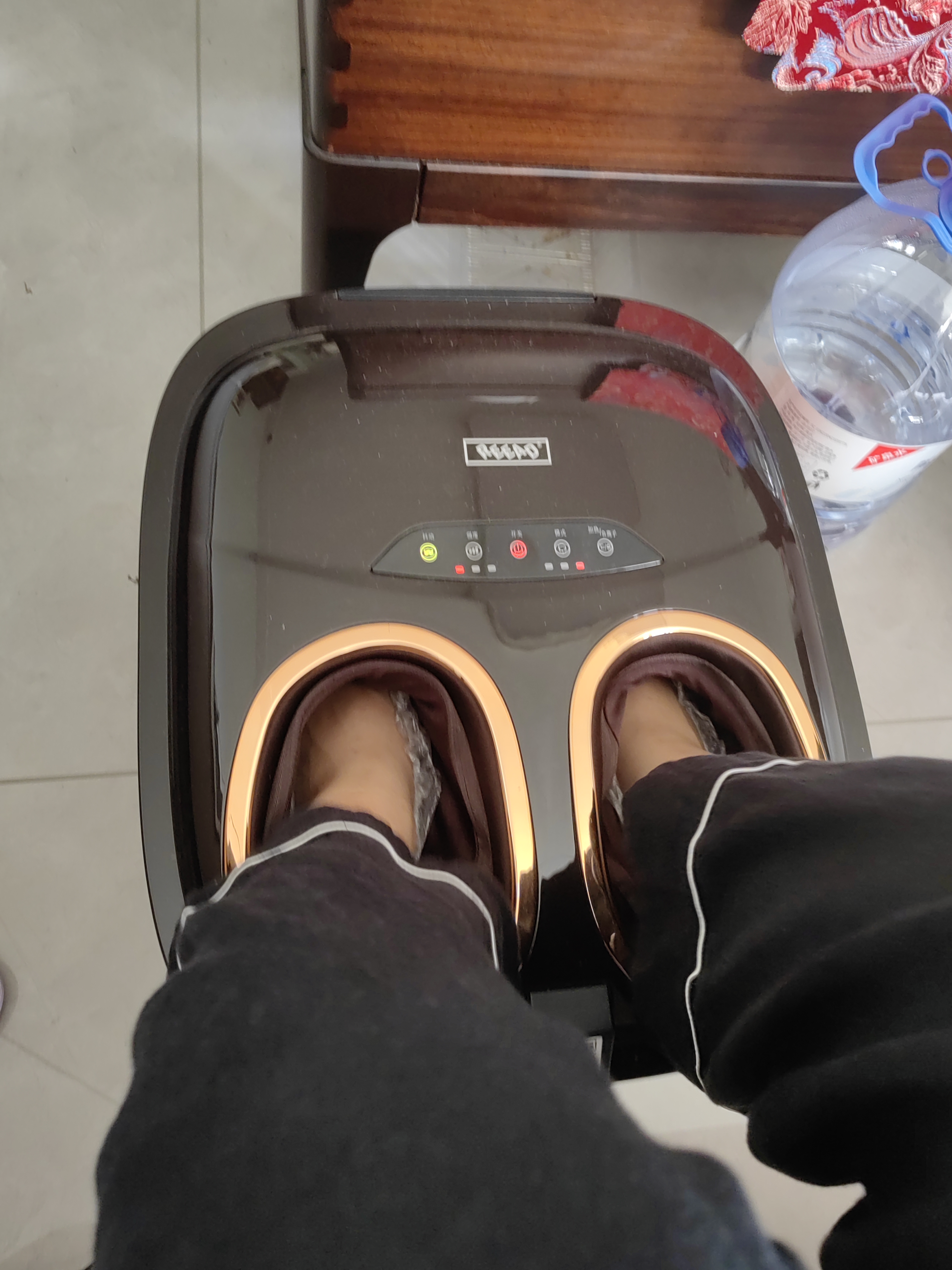 瑞多足疗机 脚部按摩器足底脚底足部热敷小腿部抖动按摩M350 节日生日礼物送父母爸爸妈妈长辈 M350-超值新品/抖腿按摩/刮板刮痧 实拍图