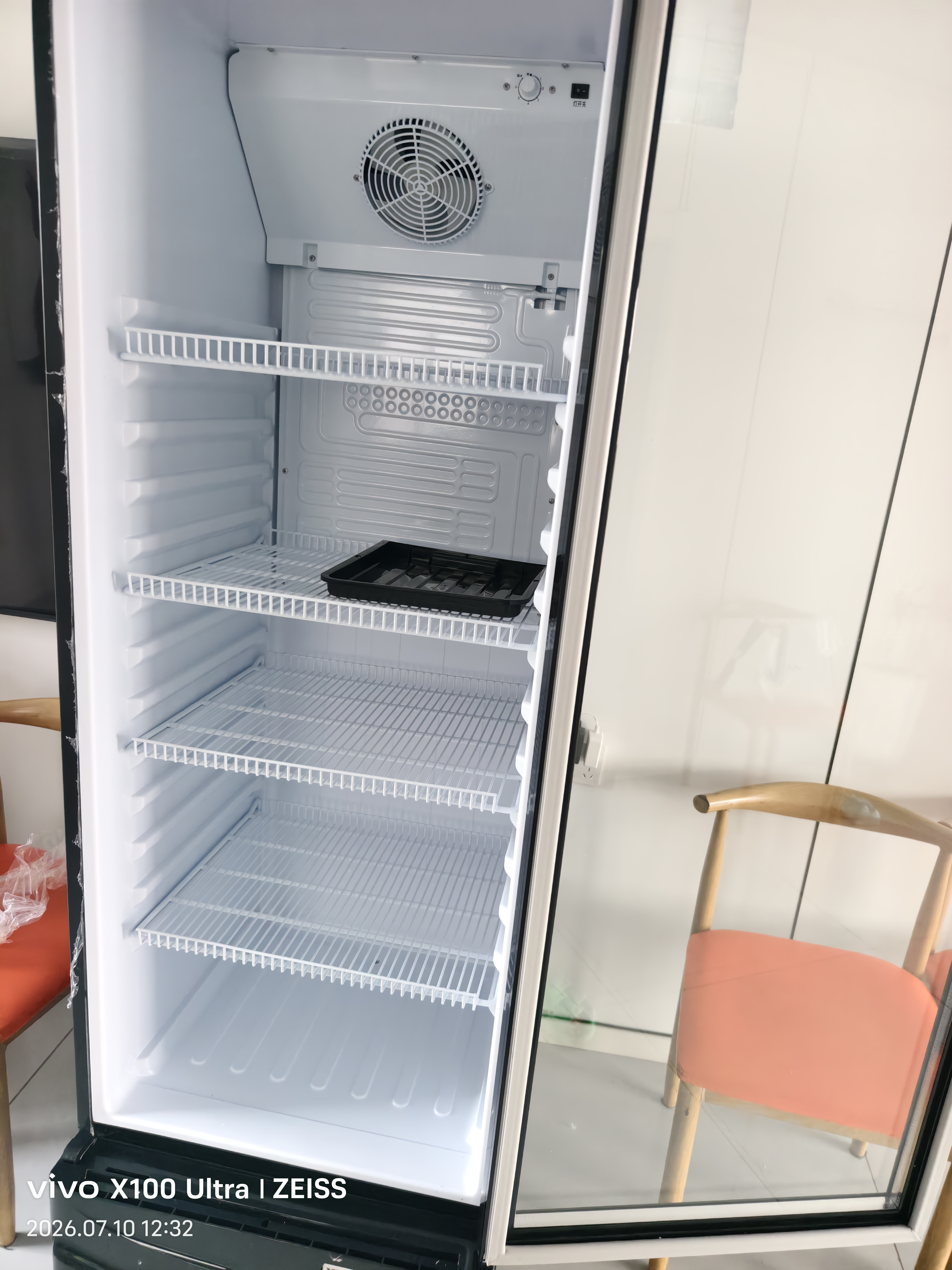 星星展示柜冷藏保鲜柜冷藏柜立式冰柜商用酒柜饮料冷柜风冷除霜单门便利店留样柜LSC-315H 实拍图