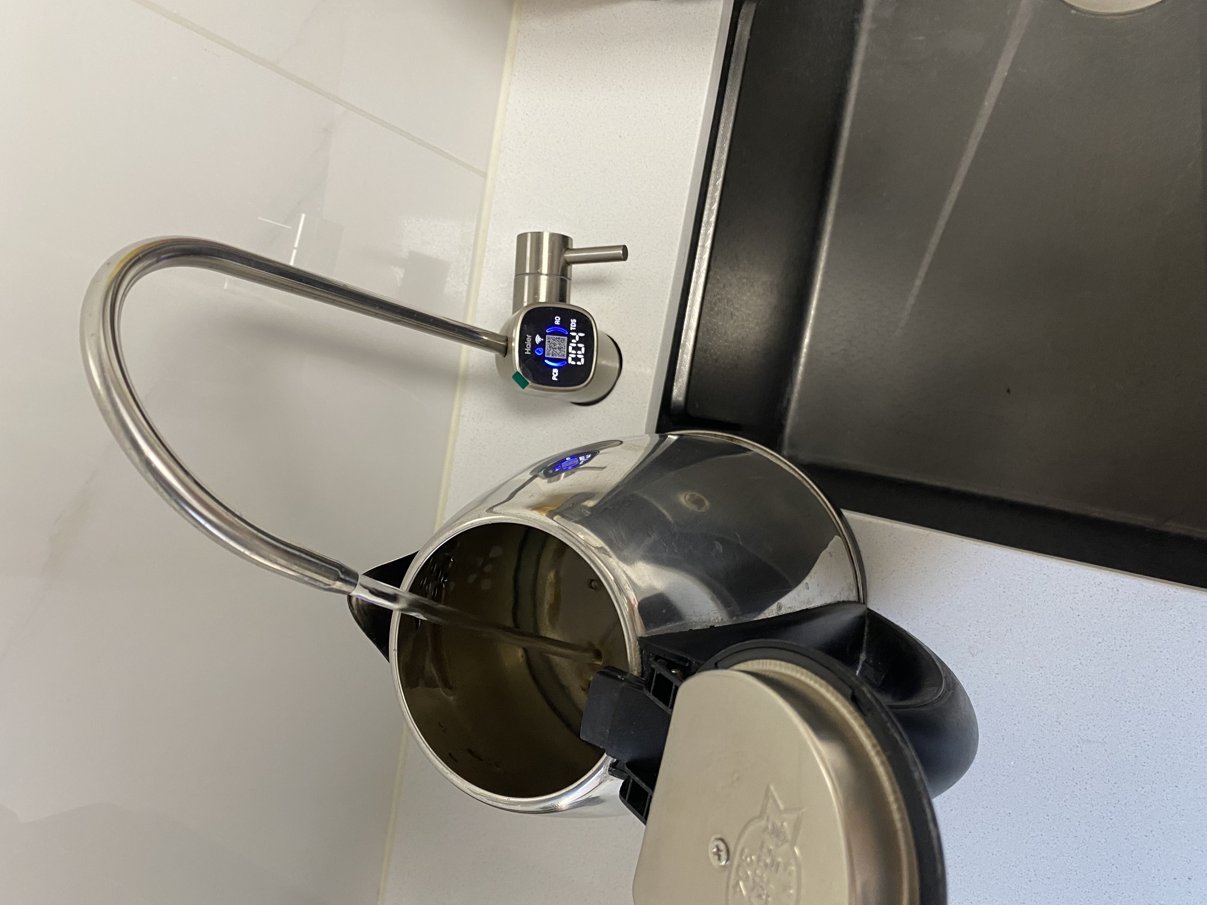 海尔（Haier）鲜活水管线机套装【R793D2U1净水器+温热款管线机0硅胶管路HGRZ2312】瞬时1400G 6年RO膜 实拍图