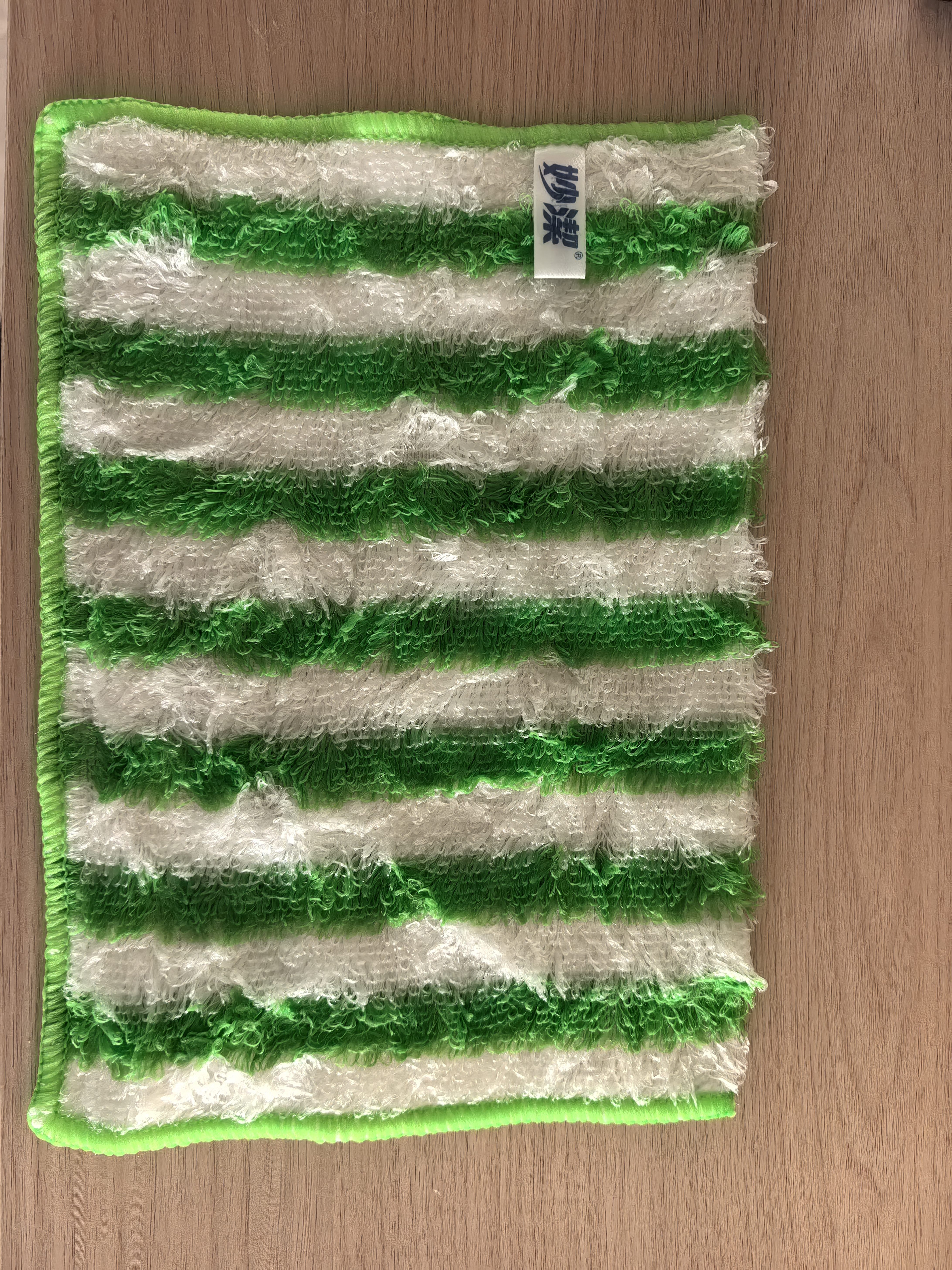 妙洁竹净去油污抹布23*18cm3片装 厨房洗碗布家用 独特纤维一冲即净 实拍图