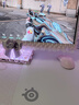 赛睿（SteelSeries）QCK系列 Heavy L/M/S鼠标垫 游戏职业电竞Donk同款鼠标垫 电脑桌垫加厚橡胶基底CSGO瓦罗兰特FPS用 QcK Large冰玉白（450*400*2mm） 实拍图