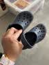 卡骆驰（CROCS）贝雅卡骆班儿童洞洞鞋沙滩鞋男女童包头拖鞋/207018/207019 深蓝色-410 28 (165mm) 实拍图