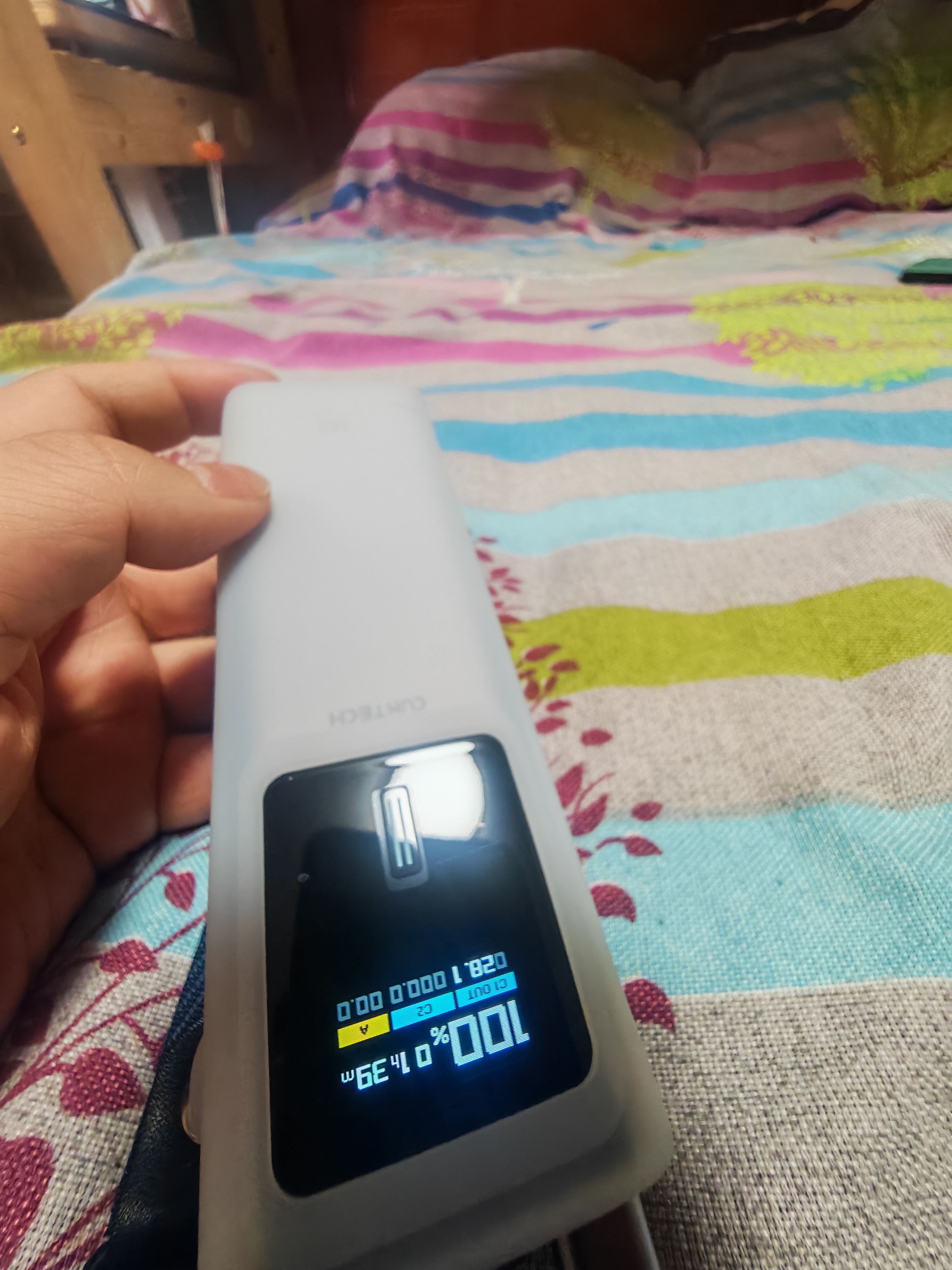 CUKTECH酷态科10号电能棒Plus15000毫安时充电宝+充电宝CP编织240W大功率6A数据线15CM 实拍图
