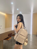 CinvaiKrose小c&k双肩包女2026新款大容量学生书包女旅行背包生日礼物送女友 瑞士糖杏Apricot【送女友老婆女生走心】 实拍图