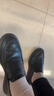 百丽一脚蹬休闲皮鞋男鞋26夏透气通勤商务鞋A2393 黑色-打孔A2393 42 晒单实拍图