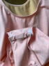 三沙（Sansha）儿童舞蹈服短袖芭蕾舞 连体女童舞蹈练功服 粉色-开裆 XL  实拍图