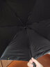 SAIVEINA赛维纳全自动太阳伞黑胶遮阳伞男女防晒防紫外线雨伞三折晴雨两用 自动伞-深蓝-90cm 实拍图