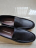 康奈皮鞋男四季款男士透气豆豆鞋镂空商务休闲简约套脚轻质舒适男鞋子 1167849黑色 42 实拍图