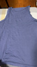 红豆居家男式纯棉无袖背心短裤家居服睡衣套装 皓蓝色 180/100A  实拍图