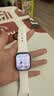Apple/苹果 Watch S11 智能手表GPS款42毫米玫瑰金色铝金属表壳淡桃粉色运动型表带S/M MEUN4CH/B 实拍图