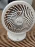 海尔（Haier） 统帅空气循环扇电风扇台扇小风扇涡轮扇家用节能风扇台式壁挂音轻定时摇头办公学生宿舍桌面风扇 左右摇头升级款LSF-CE101(W) 实拍图