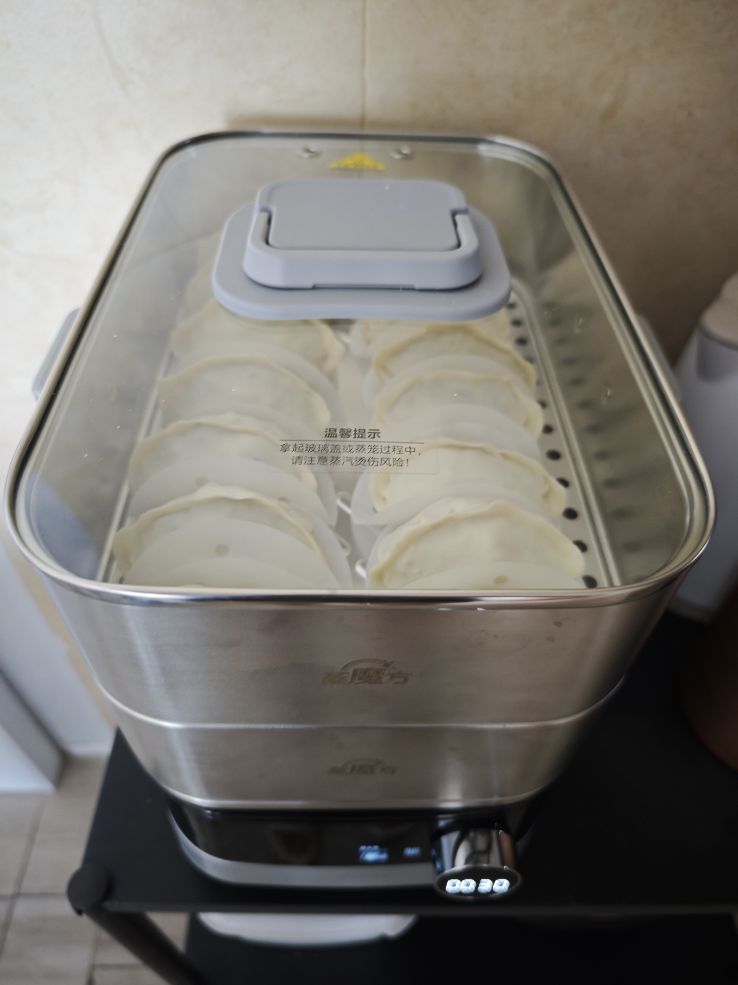 美的（Midea）蒸魔方电蒸锅炖蒸涮煮一体多功能25L四层大容量不锈钢0涂层可拆洗煮锅多用途锅ZGS352302升级款 实拍图