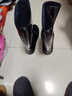 回力男士高中筒雨鞋成人雨靴胶鞋套鞋防水鞋水靴XHL38-B 黑色高筒 46  实拍图