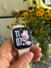 Apple/苹果 Watch S11 智能手表GPS款42毫米玫瑰金色铝金属表壳淡桃粉色运动型表带S/M MEUN4CH/B 实拍图