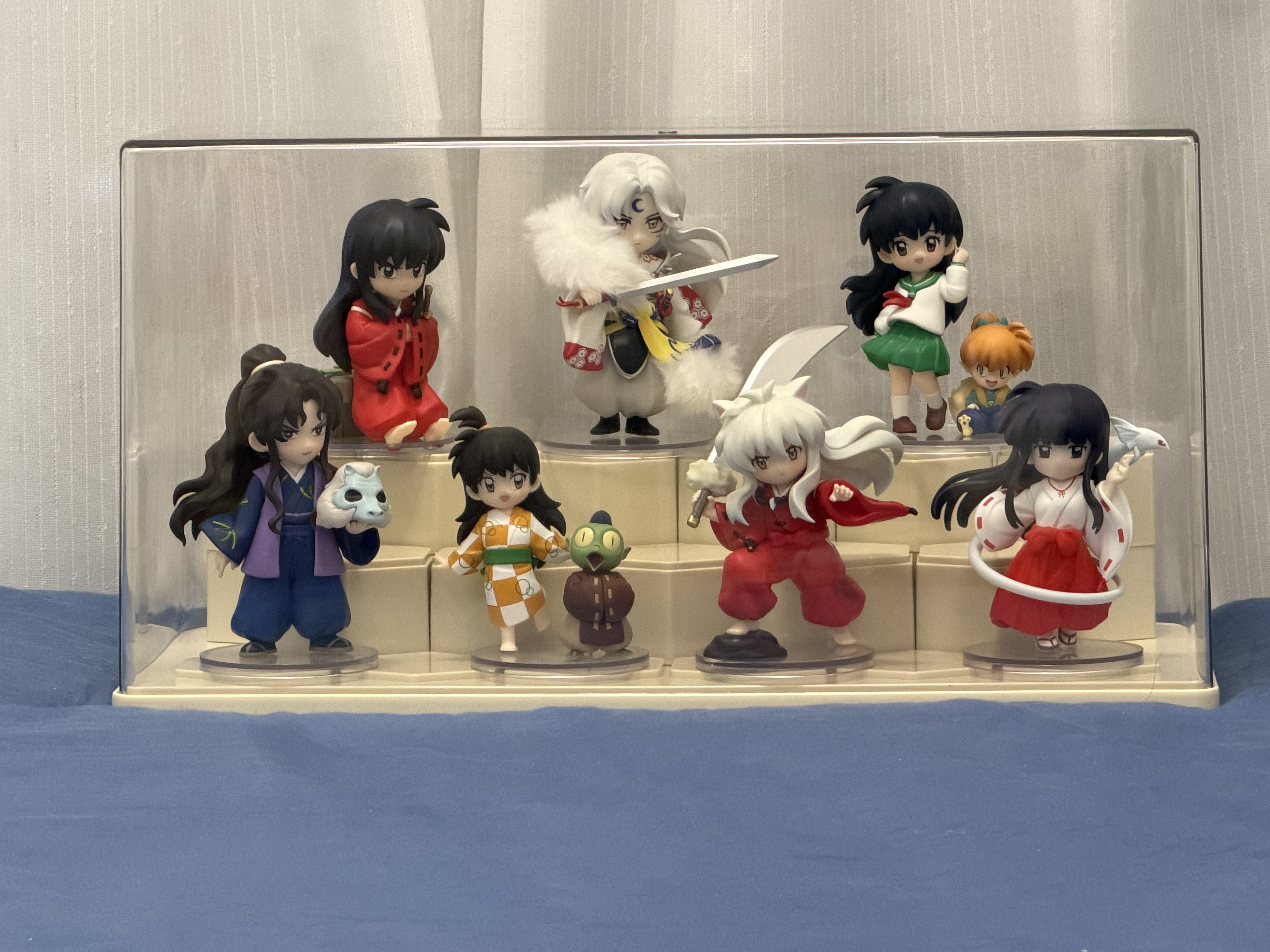 EACHY盲盒展示架收纳盒透明防尘手办玩具labubu泡泡玛特展示盒-特大号 实拍图