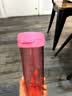 特百惠（Tupperware）茶韵500ml塑料杯男女士学生运动水杯子大容量泡茶杯 冰沙紫 实拍图