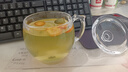 原矿水晶石头杯水晶杯玉石茶杯高档水杯轻奢玻璃杯原石手工带盖 透明【水晶玻璃】377ml1只 实拍图