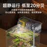 松宝鱼缸过滤器外置壁挂式过滤盒小型鱼缸专用水循环净水静音滴流盒 【升级带盖】2盒滤仓+滤材套餐+水泵 实拍图