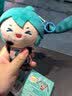 灵动创想初音未来Miku马尾甩甩fufu周边玩偶毛绒公仔生日礼物凶凶款 实拍图