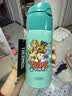 膳魔师（THERMOS）膳魔师 儿童真空不锈钢保温杯 400ml/个 FHL-402-PAWGR 实拍图