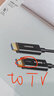绿联HDMI2.1光纤线8K60Hz 4K240Hz兼容HDMI2.0高清视频线装修电脑机顶盒接电视显示器投影仪5米65608 实拍图