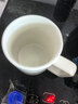 炊大皇陶瓷杯马克杯茶杯 经典黑白泡茶杯咖啡杯早餐杯果汁水杯白色420ml 实拍图