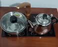 金灶（KAMJOVE）家用半自动上水电磁炉 定量加水高效烧水茶台功夫泡茶炉具D608 【智能变频 台嵌两用】37*20cm 实拍图