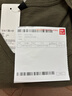 优衣库竹节纱V领T恤/短袖女装纯棉打底休闲百搭26春夏新款483460 483460/58深绿色 XL 实拍图