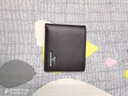 七匹狼（SEPTWOLVES）钱包男真皮男士薄款皮夹商务休闲钱夹生日情人节520礼物送男友 黑色款【专柜蓝礼盒】 实拍图