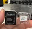 闪迪（SanDisk）256GB TF（MicroSD）4K内存卡 行车记录仪 监控摄像头专用 循环录制20,000小时 高耐用存储卡 实拍图