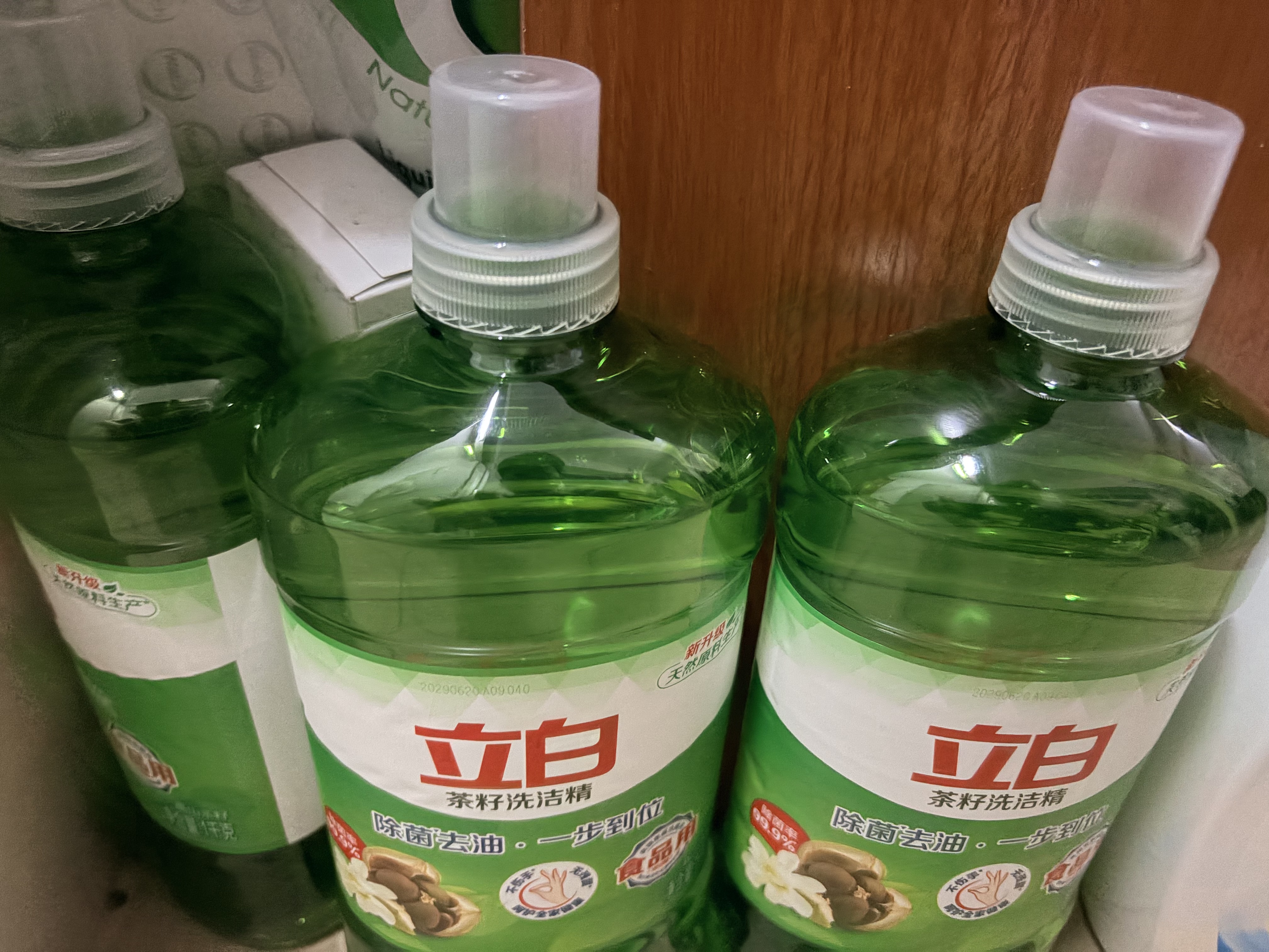 立白茶籽洗洁精4kg 99%除菌高效去油除味宝宝餐具果蔬适用食品可用 实拍图