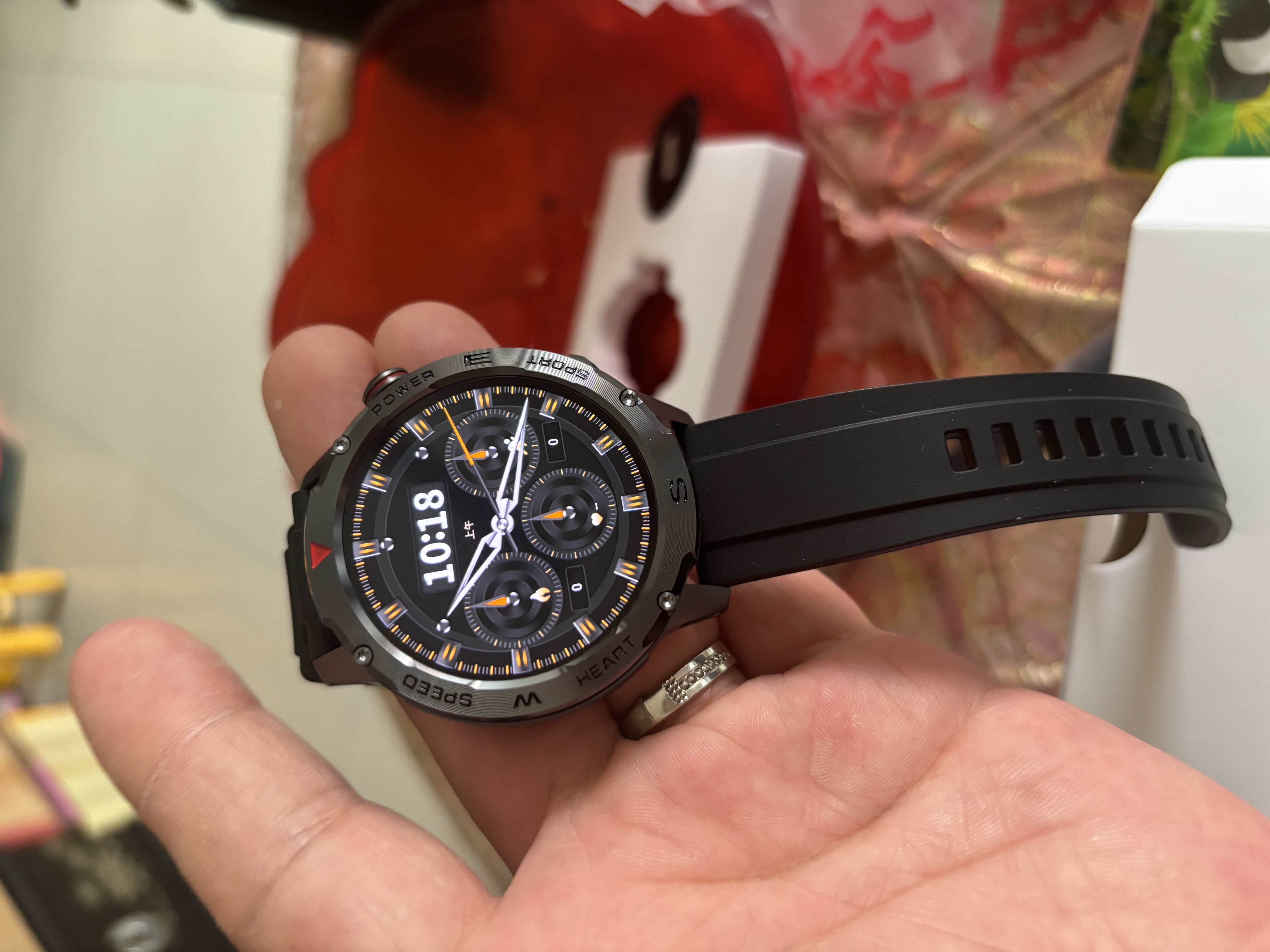 联想（Lenovo）智能手表运动手表男 30米防水游泳蓝牙通话心率血氧睡眠健康监测 Watch Pro 风暴灰 探索版 实拍图