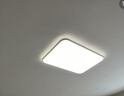 佛山照明 佛山照明led吸顶灯卧室灯具正方形小客厅灯现代简约卧室书房灯 36w全白方形 白光5700K 实拍图