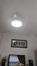 钻石牌（DIAMOND）风扇灯吊扇灯餐厅客厅卧室隐形扇叶大风力一体带灯吊扇家用灯具荐 48寸遥控-变频一级能效-白圆 实拍图
