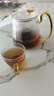 京东京造 泡茶壶 锤纹玻璃茶水分离杯煮茶闷茶凉水壶茶具套装750ml 实拍图