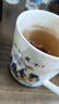 陶相惠骨瓷茶杯大容量家用喝水杯子带盖办公室泡茶杯新中式茶杯陶瓷杯子 实拍图